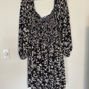 Old navy 4X ditzy floral long sleeve dress